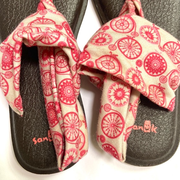 COPY - Sanuk Yoga Sling Bicycle Print Sandals - Picture 8 of 10